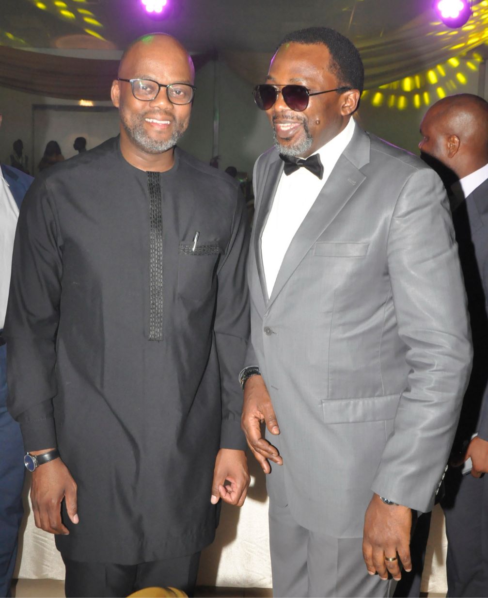 Le DG d'Africa Sun Services SARL avec S.E M Wamkele Mene, Secrétaire Général du Secrétariat de la ZLECAF